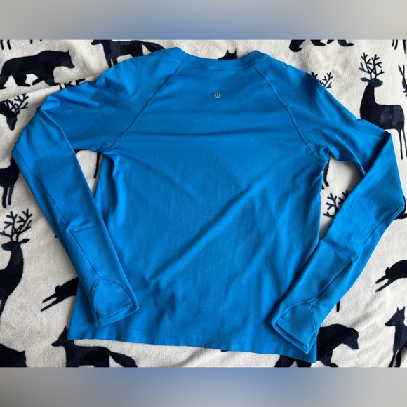 Lululemon Swiftly Tech Long Sleeve Shirt 2.0 *Race Length Size 10 Poolside - Picture 5 of 10